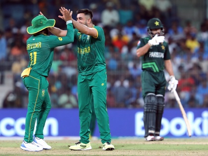 Men's ODI WC: Shamsi, Jansen restrict Pakistan to 270 after Babar, Saud Shakeel hit fifties | Men's ODI WC: Shamsi, Jansen restrict Pakistan to 270 after Babar, Saud Shakeel hit fifties