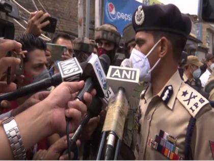 JeM behind attack on police personnel in Nowgam: IGP Kashmir | JeM behind attack on police personnel in Nowgam: IGP Kashmir
