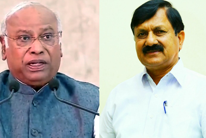 FIR lodged against ex-K'taka minister for remarks on Kharge's complexion | FIR lodged against ex-K'taka minister for remarks on Kharge's complexion FIR lodged against ex-K'taka minister for remarks on Kharge's complexion | FIR lodged against ex-K'taka minister for remarks on Kharge's complexion