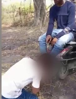Dalit youth forced to lick feet, accused arrested | Dalit youth forced to lick feet, accused arrested Dalit youth forced to lick feet, accused arrested | Dalit youth forced to lick feet, accused arrested