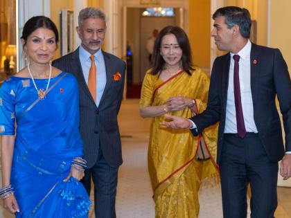 Jaishankar visits BAPS temple, interacts with Indian community in UK | Jaishankar visits BAPS temple, interacts with Indian community in UK Jaishankar visits BAPS temple, interacts with Indian community in UK | Jaishankar visits BAPS temple, interacts with Indian community in UK
