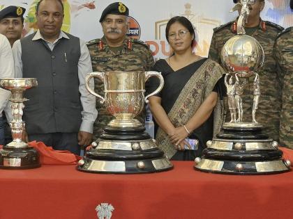 Football: Durand Cup trophies unveiled for tour of host city Guwahati | Football: Durand Cup trophies unveiled for tour of host city Guwahati Football: Durand Cup trophies unveiled for tour of host city Guwahati | Football: Durand Cup trophies unveiled for tour of host city Guwahati