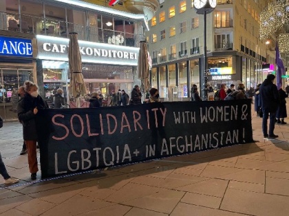 Afghan diaspora, Austrians in Vienna hold anti-Taliban protest | Afghan diaspora, Austrians in Vienna hold anti-Taliban protest
