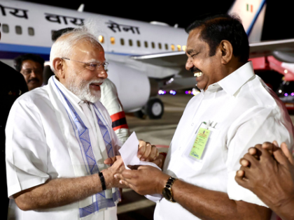 EPS meets PM Modi in Tiruchi amid strain over coalition talks in TN | EPS meets PM Modi in Tiruchi amid strain over coalition talks in TN EPS meets PM Modi in Tiruchi amid strain over coalition talks in TN | EPS meets PM Modi in Tiruchi amid strain over coalition talks in TN