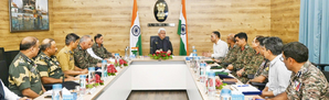 Security situation reviewed in J&K’s Bandipora ahead of polls | Security situation reviewed in J&K’s Bandipora ahead of polls Security situation reviewed in J&K’s Bandipora ahead of polls | Security situation reviewed in J&K’s Bandipora ahead of polls