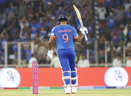 T20 WC: Sanju Samson joins Virat Kohli in elite company with a fifty in final | T20 WC: Sanju Samson joins Virat Kohli in elite company with a fifty in final