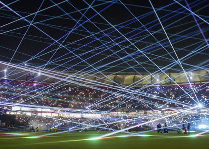 T20 WC: Spectacular laser show and fireworks ignite Narendra Modi Stadium during IND-NZ final | T20 WC: Spectacular laser show and fireworks ignite Narendra Modi Stadium during IND-NZ final