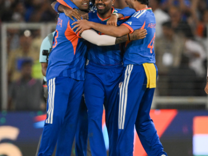 T20 WC: Samson, Bumrah star as India clinch third title, beat New Zealand by 96 runs (2nd ld) | T20 WC: Samson, Bumrah star as India clinch third title, beat New Zealand by 96 runs (2nd ld)