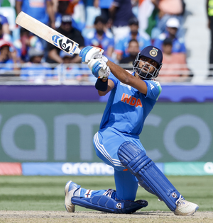 Champions Trophy: Improvement shown by Axar with bat is superb to watch, says Rohit | Champions Trophy: Improvement shown by Axar with bat is superb to watch, says Rohit
