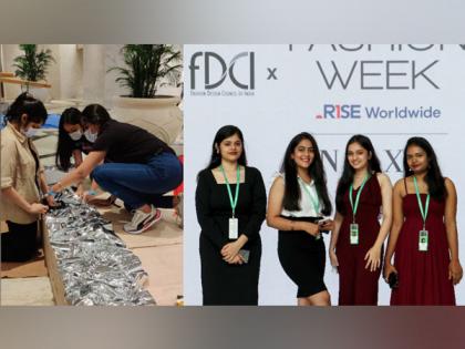 INIFD students designed sets of designer fashion shows at FDCI x Lakme Fashion Week | INIFD students designed sets of designer fashion shows at FDCI x Lakme Fashion Week