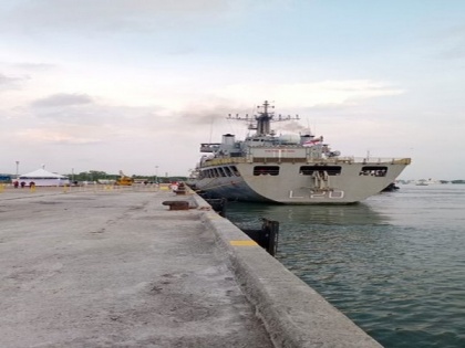 Operation Samudra Setu: INS Magar, carrying 202 Indian nationals, enters Kochi harbour | Operation Samudra Setu: INS Magar, carrying 202 Indian nationals, enters Kochi harbour