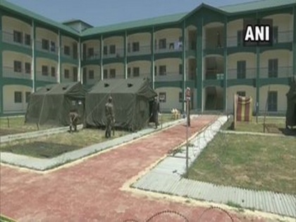 Indian Army building converted into COVID care centre in Srinagar | Indian Army building converted into COVID care centre in Srinagar