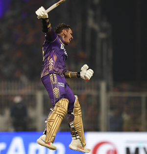IPL 2024: Sunil Narine's 49-ball ton helps KKR post 223/6 against Rajasthan Royals | IPL 2024: Sunil Narine's 49-ball ton helps KKR post 223/6 against Rajasthan Royals