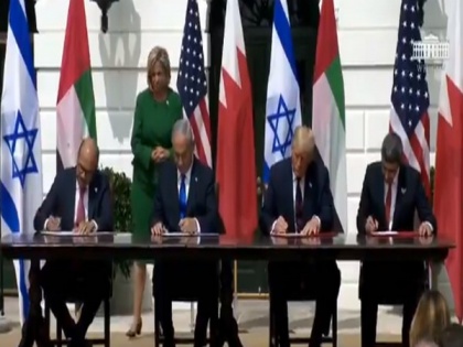 Bahrain, UAE, Israel sign US-brokered peace agreements | Bahrain, UAE, Israel sign US-brokered peace agreements