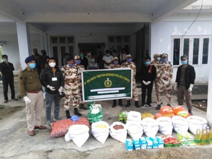 ITBP reaching out to people in far flung areas of Himalayan range, facilitates distribution of essential items | ITBP reaching out to people in far flung areas of Himalayan range, facilitates distribution of essential items