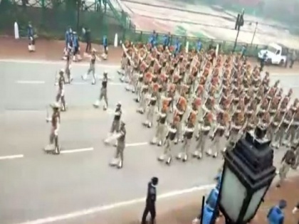 ITBP contingent practices ahead of Republic Day Parade | ITBP contingent practices ahead of Republic Day Parade