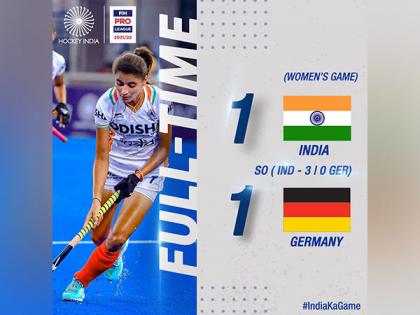 India Women's team stun Germany 3-0 in shootout of FIH Pro League match | India Women's team stun Germany 3-0 in shootout of FIH Pro League match