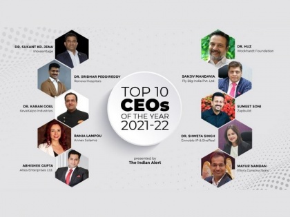 Top 10 CEOs of The Year 2021-22 By The Indian Alert | Top 10 CEOs of The Year 2021-22 By The Indian Alert