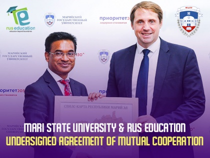 Mari State University joins hand with Rus Education to encourage international students in its campus | Mari State University joins hand with Rus Education to encourage international students in its campus