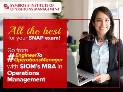 Admission ongoing at SIOM Nashik: Gateway to pursue a career in Operations Excellence | Admission ongoing at SIOM Nashik: Gateway to pursue a career in Operations Excellence