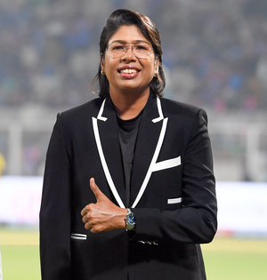 1st T20I: CAB names Eden Gardens stand after legendary fast-bowler Jhulan Goswami | 1st T20I: CAB names Eden Gardens stand after legendary fast-bowler Jhulan Goswami