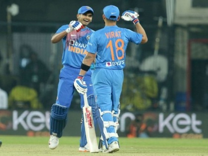 India thrash Sri Lanka by 7 wickets in second T20I, take 1-0 lead | India thrash Sri Lanka by 7 wickets in second T20I, take 1-0 lead