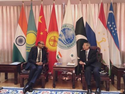 Indian envoy Acquino Vimal meets new SCO Secretary General Zhang Ming in Beijing | Indian envoy Acquino Vimal meets new SCO Secretary General Zhang Ming in Beijing