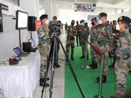 Indian Army organises 'Northern Command Equipment Display 2020' to promote Make-in-India initiative | Indian Army organises 'Northern Command Equipment Display 2020' to promote Make-in-India initiative Indian Army organises 'Northern Command Equipment Display 2020' to promote Make-in-India initiative | Indian Army organises 'Northern Command Equipment Display 2020' to promote Make-in-India initiative