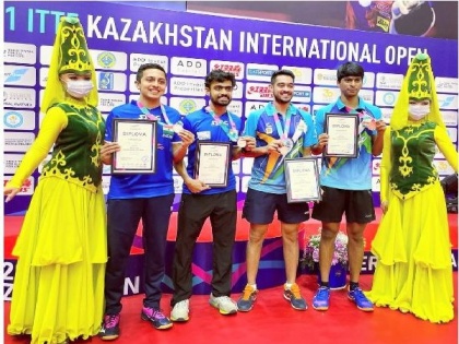 Indian paddlers Siddhesh-Mudit, Snehit-Sudhanshu win men's doubles bronze at Kazakhstan Int'l Open | Indian paddlers Siddhesh-Mudit, Snehit-Sudhanshu win men's doubles bronze at Kazakhstan Int'l Open