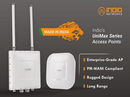 Indio Networks introduces fully Indian manufactured WiFi access points for enabling Public WiFi hotspots under PM-WANI Program | Indio Networks introduces fully Indian manufactured WiFi access points for enabling Public WiFi hotspots under PM-WANI Program