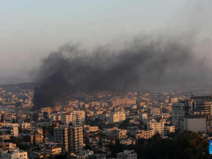 Five Palestinians killed as Israel launches major air strike on West Bank city | Five Palestinians killed as Israel launches major air strike on West Bank city