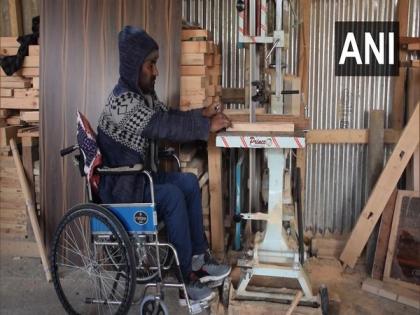 Wheelchair-bound man sets up his own business in J-K's Pulwama, providing employment to several | Wheelchair-bound man sets up his own business in J-K's Pulwama, providing employment to several Wheelchair-bound man sets up his own business in J-K's Pulwama, providing employment to several | Wheelchair-bound man sets up his own business in J-K's Pulwama, providing employment to several