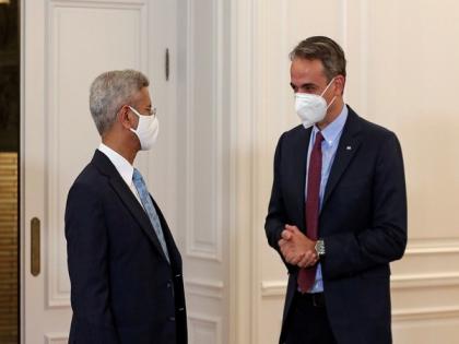 EAM Jaishankar meets Greece PM Mitsotakis, greets him on country's 200th independence anniversary | EAM Jaishankar meets Greece PM Mitsotakis, greets him on country's 200th independence anniversary