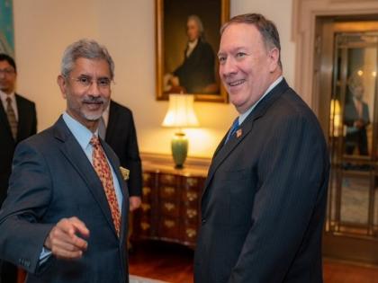 Pompeo lauds EAM Jaishankar for stronger US-India ties | Pompeo lauds EAM Jaishankar for stronger US-India ties Pompeo lauds EAM Jaishankar for stronger US-India ties | Pompeo lauds EAM Jaishankar for stronger US-India ties