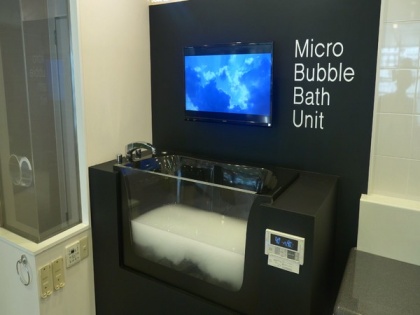 Rinnai develops micro bubble bath unit for human health | Rinnai develops micro bubble bath unit for human health