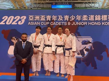 Olivia wins gold, Linthoi Chanambam bags silver in Hong Kong Cadet Asian Cup judo championship | Olivia wins gold, Linthoi Chanambam bags silver in Hong Kong Cadet Asian Cup judo championship