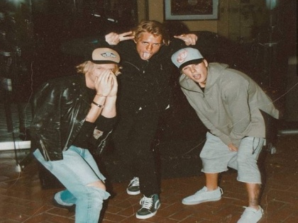 Justin Bieber shares throwback picture with Cody Simpson, Corey Harper | Justin Bieber shares throwback picture with Cody Simpson, Corey Harper