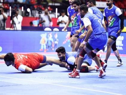 KIUG 2021: University of Kota beat Chaudhary Bansi Lal University to win men's kabaddi gold | KIUG 2021: University of Kota beat Chaudhary Bansi Lal University to win men's kabaddi gold