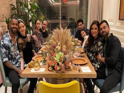 Virat Kohli brings in New Year with Hardik Pandya and family | Virat Kohli brings in New Year with Hardik Pandya and family