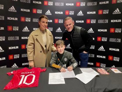 Wayne Rooney's son Kai signs for Manchester United youth academy | Wayne Rooney's son Kai signs for Manchester United youth academy Wayne Rooney's son Kai signs for Manchester United youth academy | Wayne Rooney's son Kai signs for Manchester United youth academy