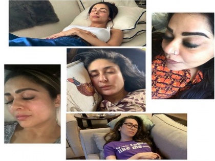 Kareena Kapoor is in self-isolation but still napping with friends, here's how | Kareena Kapoor is in self-isolation but still napping with friends, here's how