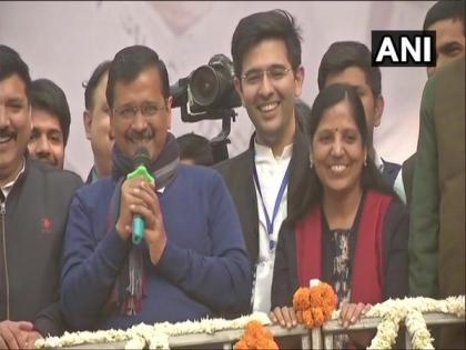 AAP sweeps Delhi polls second time in a row, poised to get 62 seats | AAP sweeps Delhi polls second time in a row, poised to get 62 seats