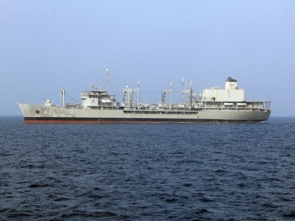 Iranian naval ship 'Khark' sinks after catching fire in Gulf of Oman | Iranian naval ship 'Khark' sinks after catching fire in Gulf of Oman
