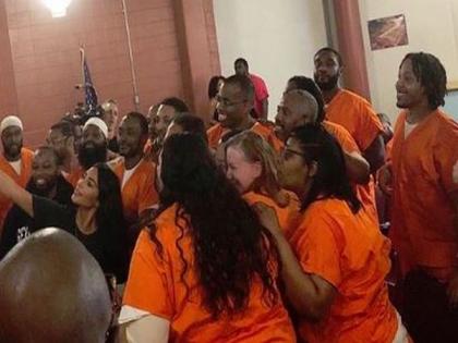 Kim Kardashian shares pictures with inmates ahead of 'Kim Kardashian: The Justice Project' | Kim Kardashian shares pictures with inmates ahead of 'Kim Kardashian: The Justice Project'