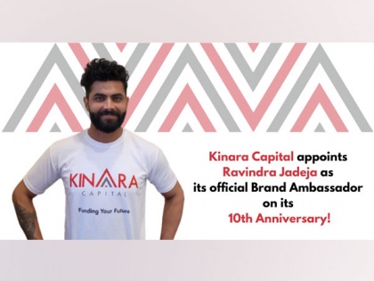 Kinara Capital appoints Ravindra Jadeja as brand ambassador on the occasion of its 10th anniversary | Kinara Capital appoints Ravindra Jadeja as brand ambassador on the occasion of its 10th anniversary