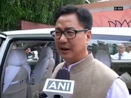 Exit polls are showing clear victory for BJP: Kiren Rijiju | Exit polls are showing clear victory for BJP: Kiren Rijiju