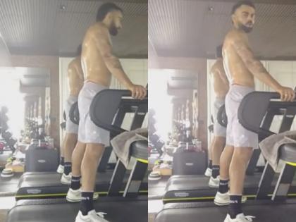 'Chutti hai fir bhi..': Virat Kohli sweats it out on a treadmill on Independence Day | 'Chutti hai fir bhi..': Virat Kohli sweats it out on a treadmill on Independence Day