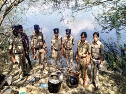 Excise raids conducted in Andhra Pradesh's Krishna, country-made liquor seized | Excise raids conducted in Andhra Pradesh's Krishna, country-made liquor seized