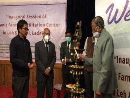 Governor of Sikkim inaugurates two organic farmer facilitation centers at Leh, Kargil | Governor of Sikkim inaugurates two organic farmer facilitation centers at Leh, Kargil