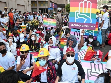 Ethnic, LGBT groups take to streets to protest against Myanmar military junta | Ethnic, LGBT groups take to streets to protest against Myanmar military junta
